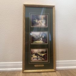 Autumn Gate & Beyond - Thomas Kinkade 3 Print Series 10”x 21”