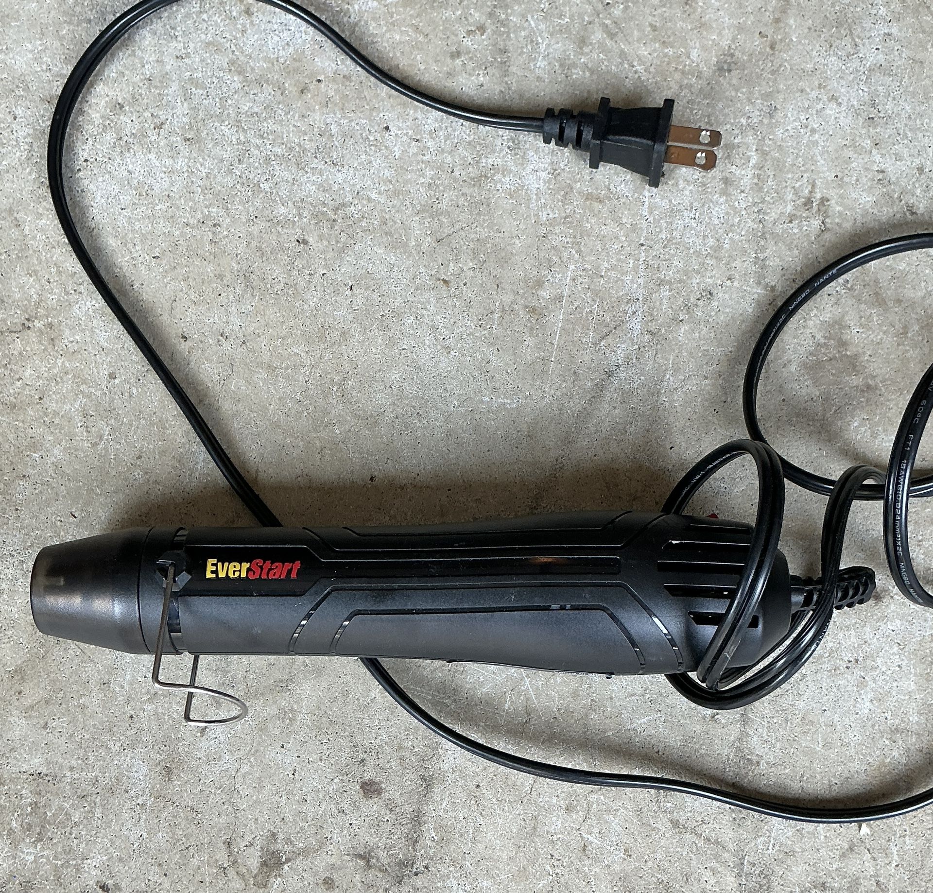 Everstart Electric Handheld Heat Gun, 120 V