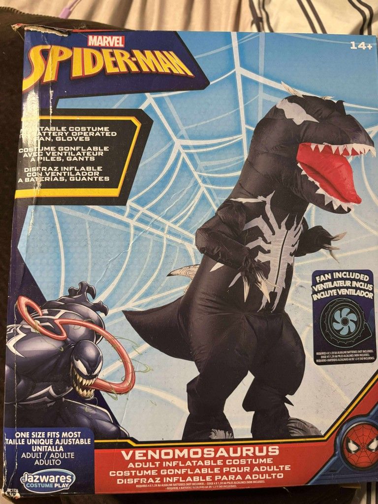 New Spider-Man Youth Inflatable Venomsaur Costume