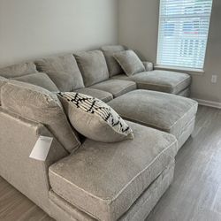 Sectional With Ottoman