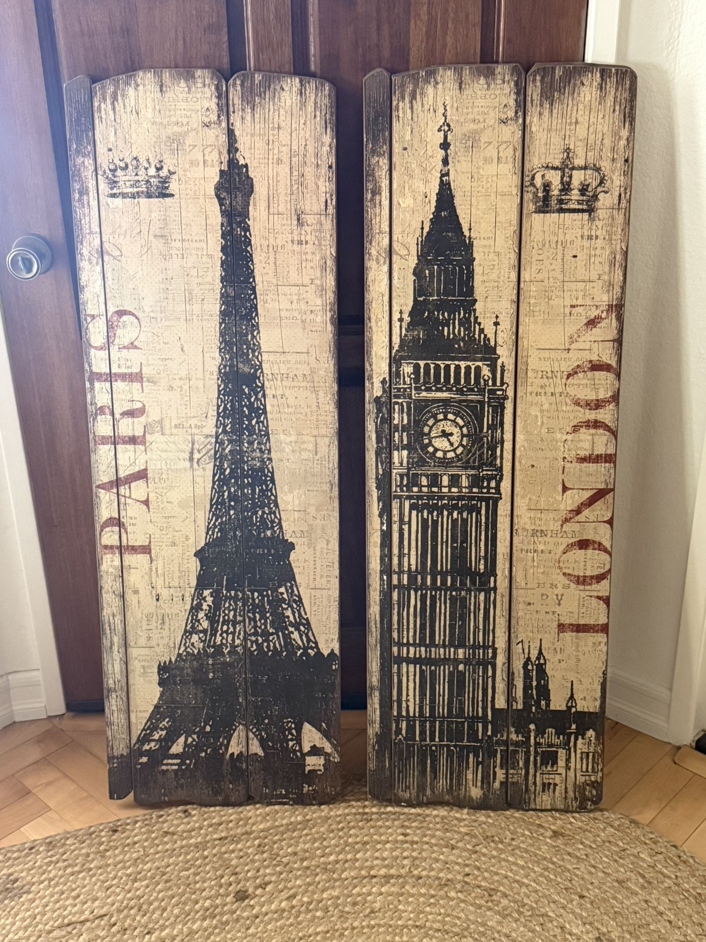 Paris & London Wood Art