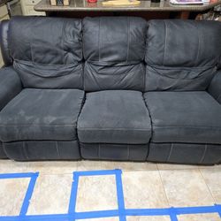 Black Reclining Couch