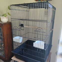 Bird Cage With Stand