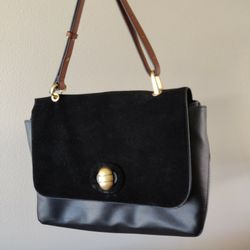 Black Minimalist Shoulder Bag