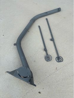 Outdoor Antenna Pole w/Bracket & Braces