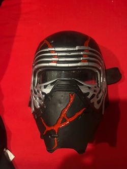 Star Wars Rise Of Skywalker Supreme Leader Kylo Ren Force Rage Light Up Mask