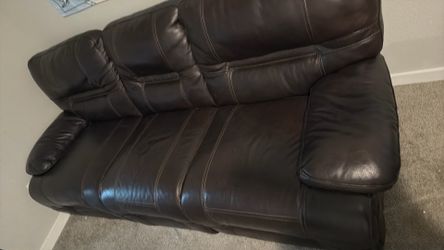 Genuine leather couch