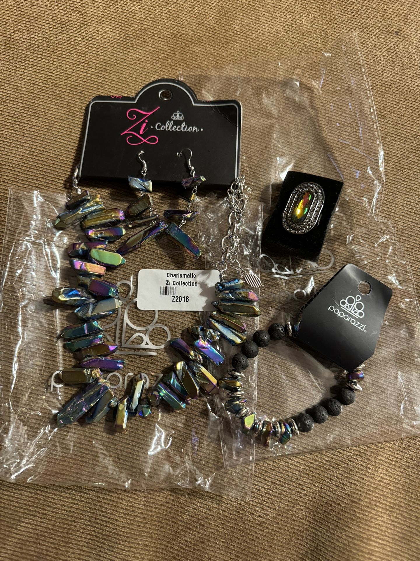 Zi Collection Necklace-ring-bracelet Set