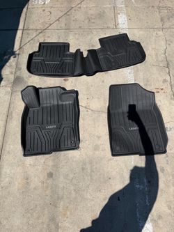 Lasfit Black Rubber Car Floor Mats Set