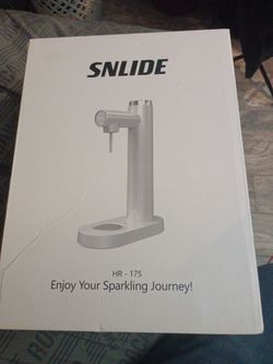 Snlide hr 175 sparkling water maker in box