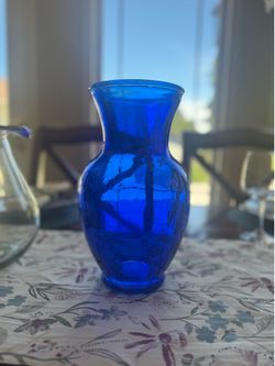 Blue vases