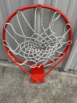 Metal Basketball 🏀 Ring For Goal Replacement. String net Included