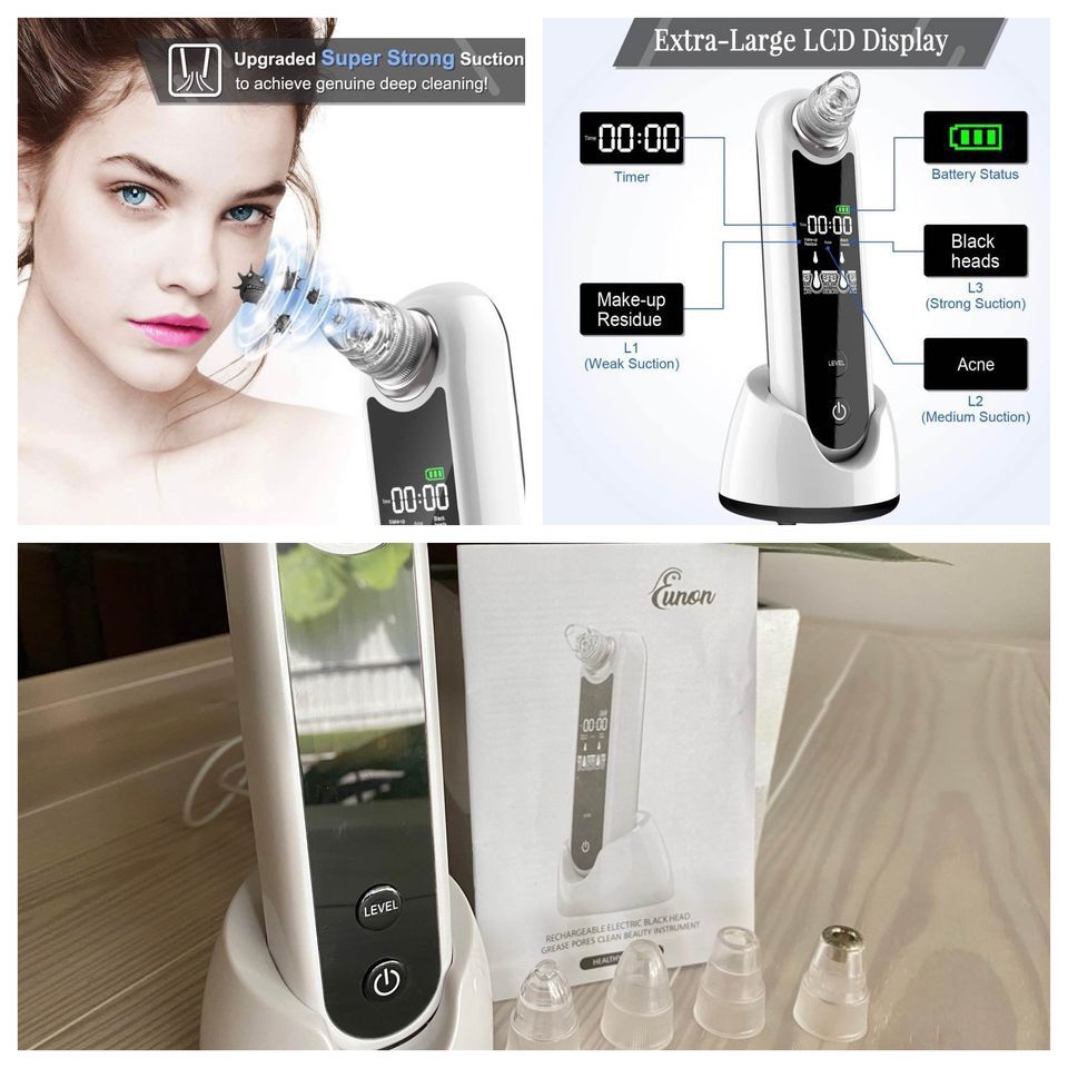 Pore Vacuum and Cleanser - Blackhead Remover Device 