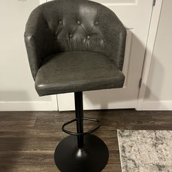 Set of 2 Modern Swivel Bar Stools 