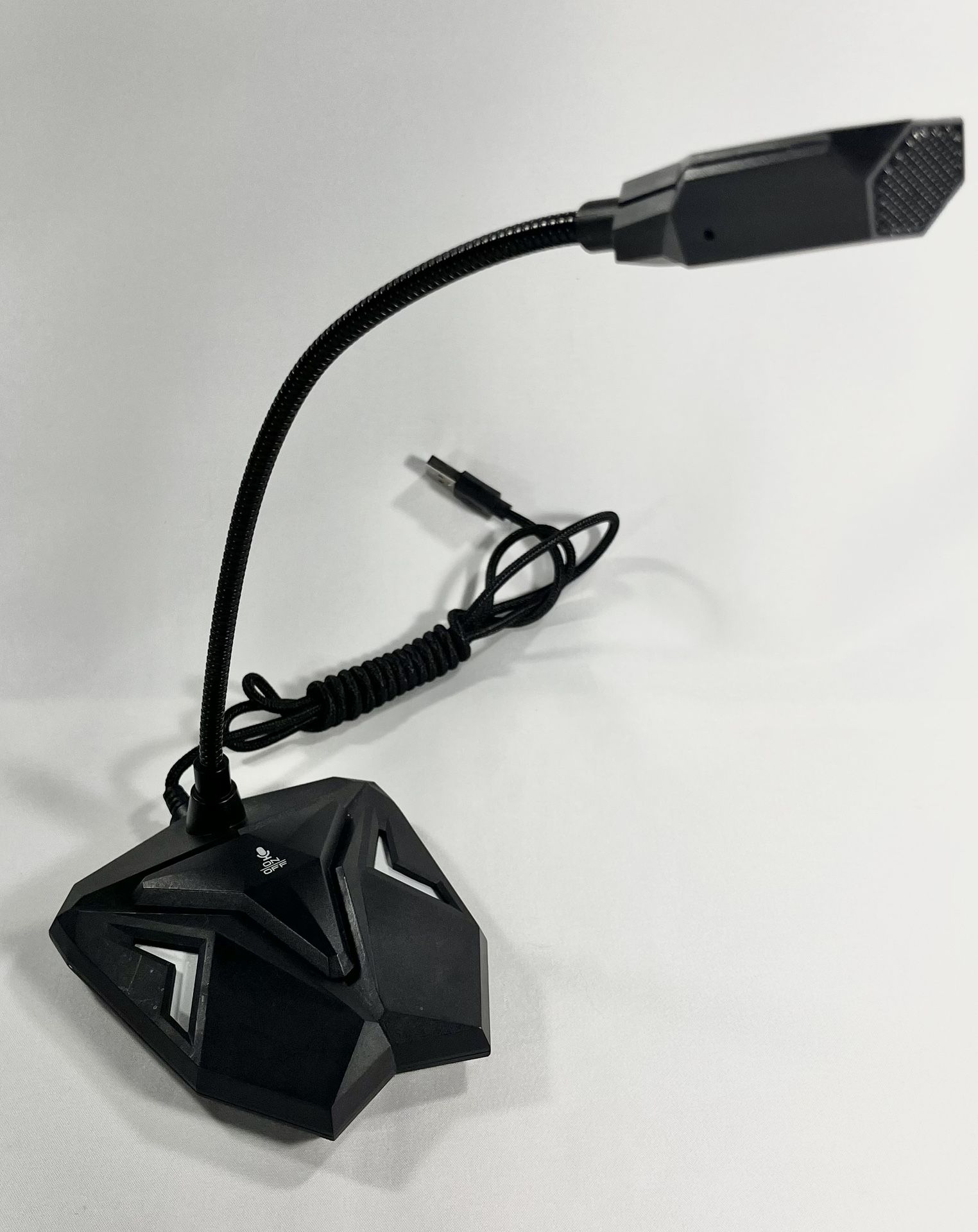 BUGHA-Microphone #ZE121720 Freestanding Desktop/Laptop USB Black Tested