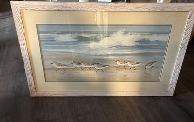 Framed Sandpipers 38 X24