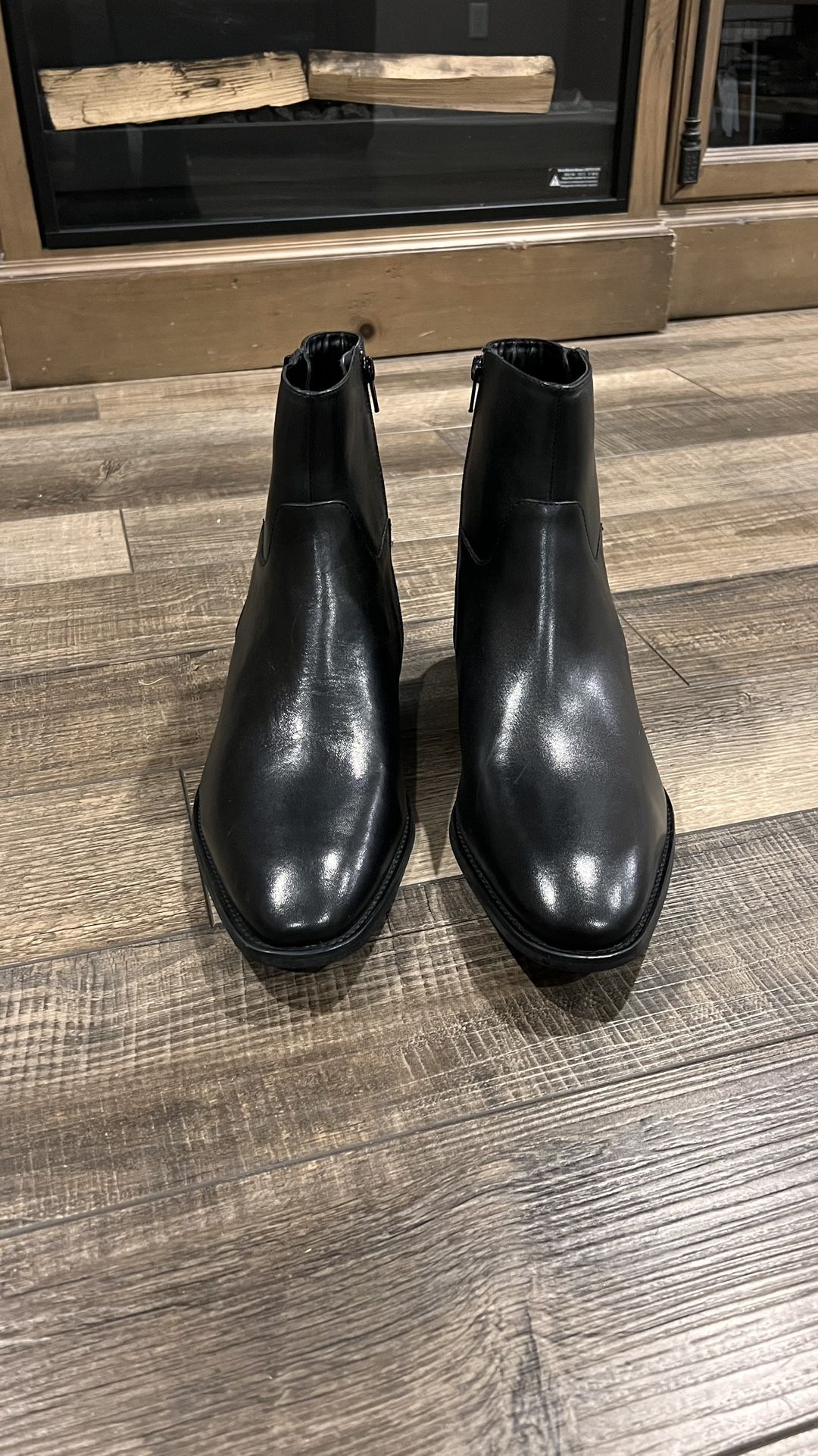 ALDO AMUR MEN ANKLE BOOTS SIZE 10.5 LEATHER
