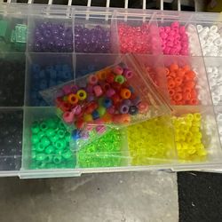  Medium Case of Multi Colored beads 