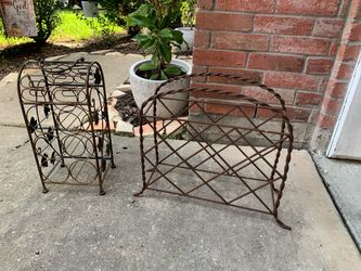 Metal Wine Racks set of two