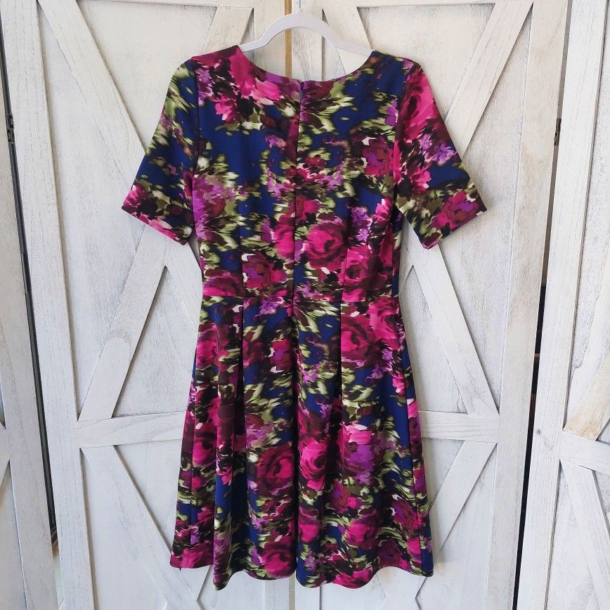 Floral Fit & Flare Dress