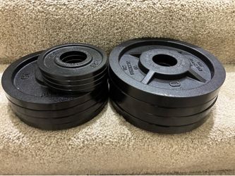 THE STRENGTH CO. CHANGE PLATES 1.25, 5 & 10 LBS (2) PAIRS EACH - ROGUE FITNESS-POWER LIFTING