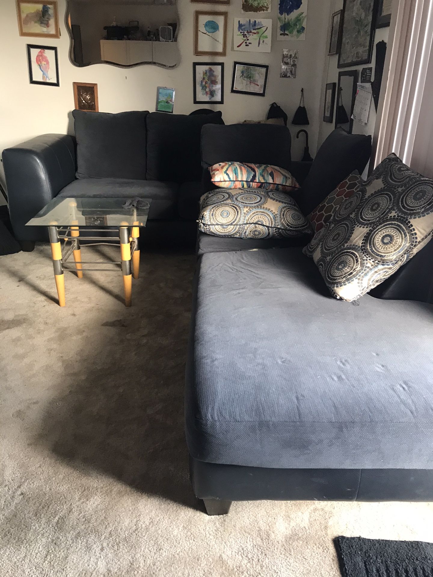 Sectional couch set