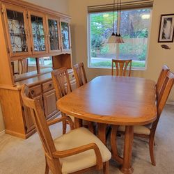 Dining Table & Hutch