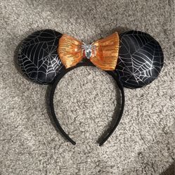 Halloween Ears Spider Disney Minnie Mouse Mickey