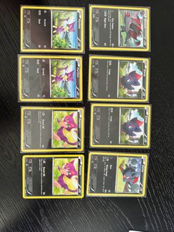 Pokémon TCG Card Lot – Purrloin, Zorua, Zoroark