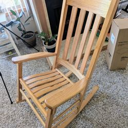 Sturdy Wooden Rocking Chair 
