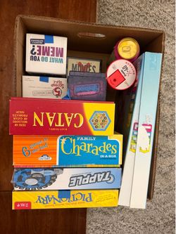 Lot of 10+ family board games.