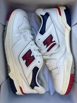 New Balance 550 Aimé Leon Dore White Navy Red Size 12