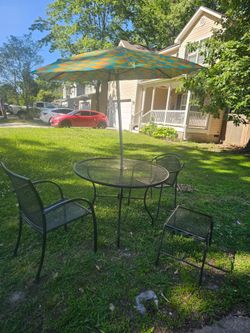 Table and chairs
