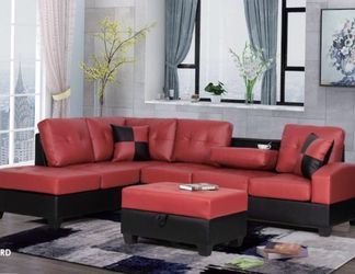 Brand new sectional with ottoman included we do have it in stock