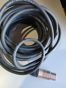 25 FEET RHC LOW-NOISE MICROPHONE CABLE MALE TO FEMALE #H0912