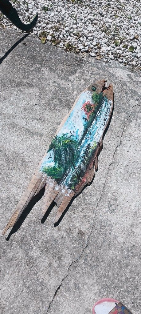 Reversible Wooden Fish Out Of Water