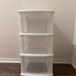 Homz 3 Tier Plastic Drawers Organizer Home 
