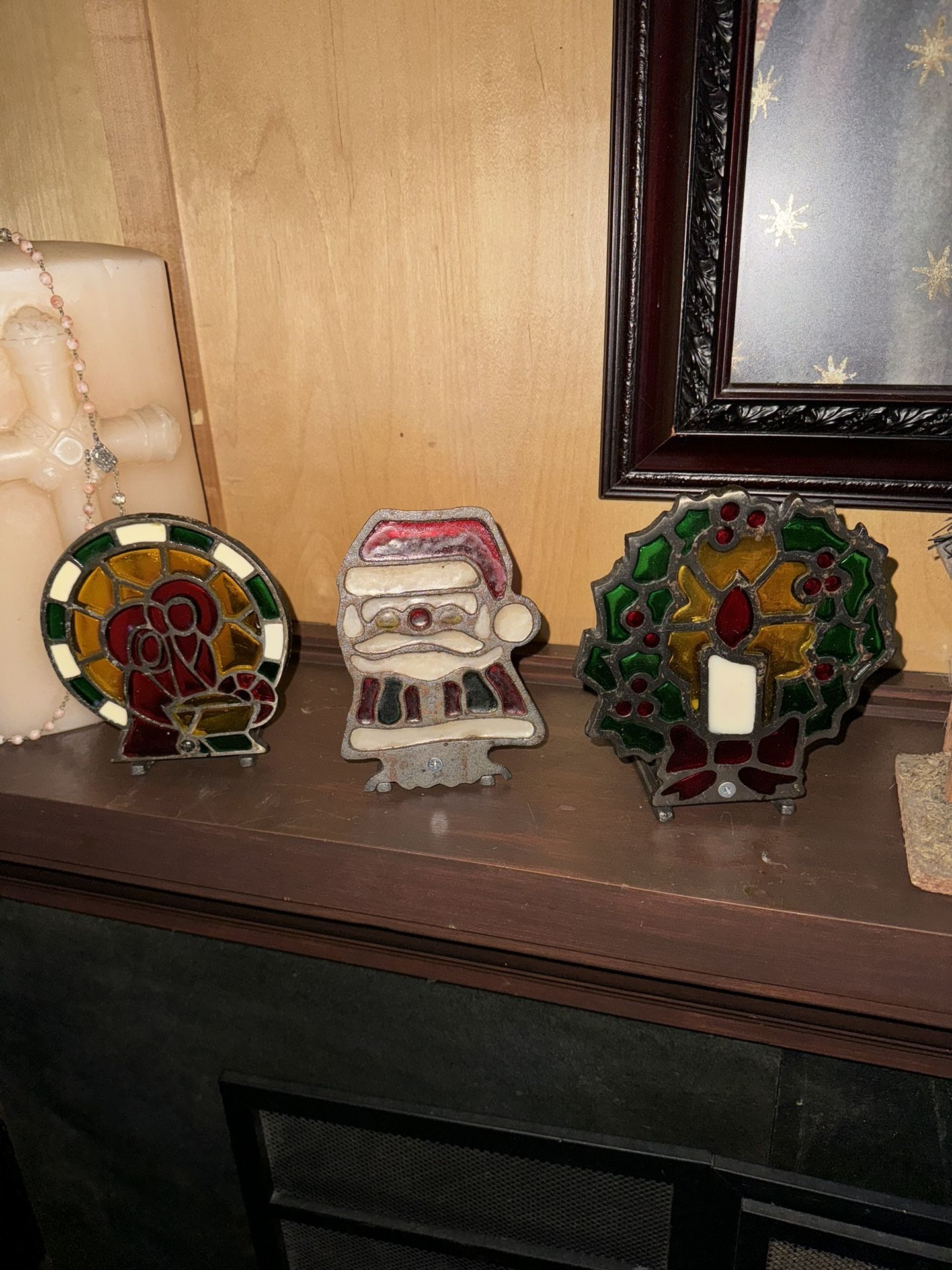 6 Christmas Candles Holder