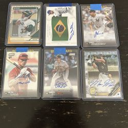 (6) Card Baseball Lot