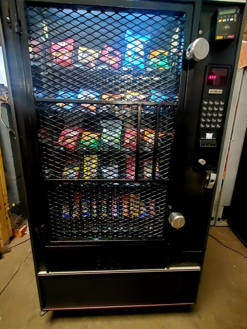 Quad Lock High Security Snack Vending Machine 