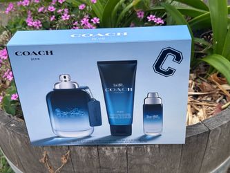 Coach blue set EDT 3.3oz