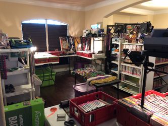 Huge indoor sale Saturday 11-17 video games, toys and more