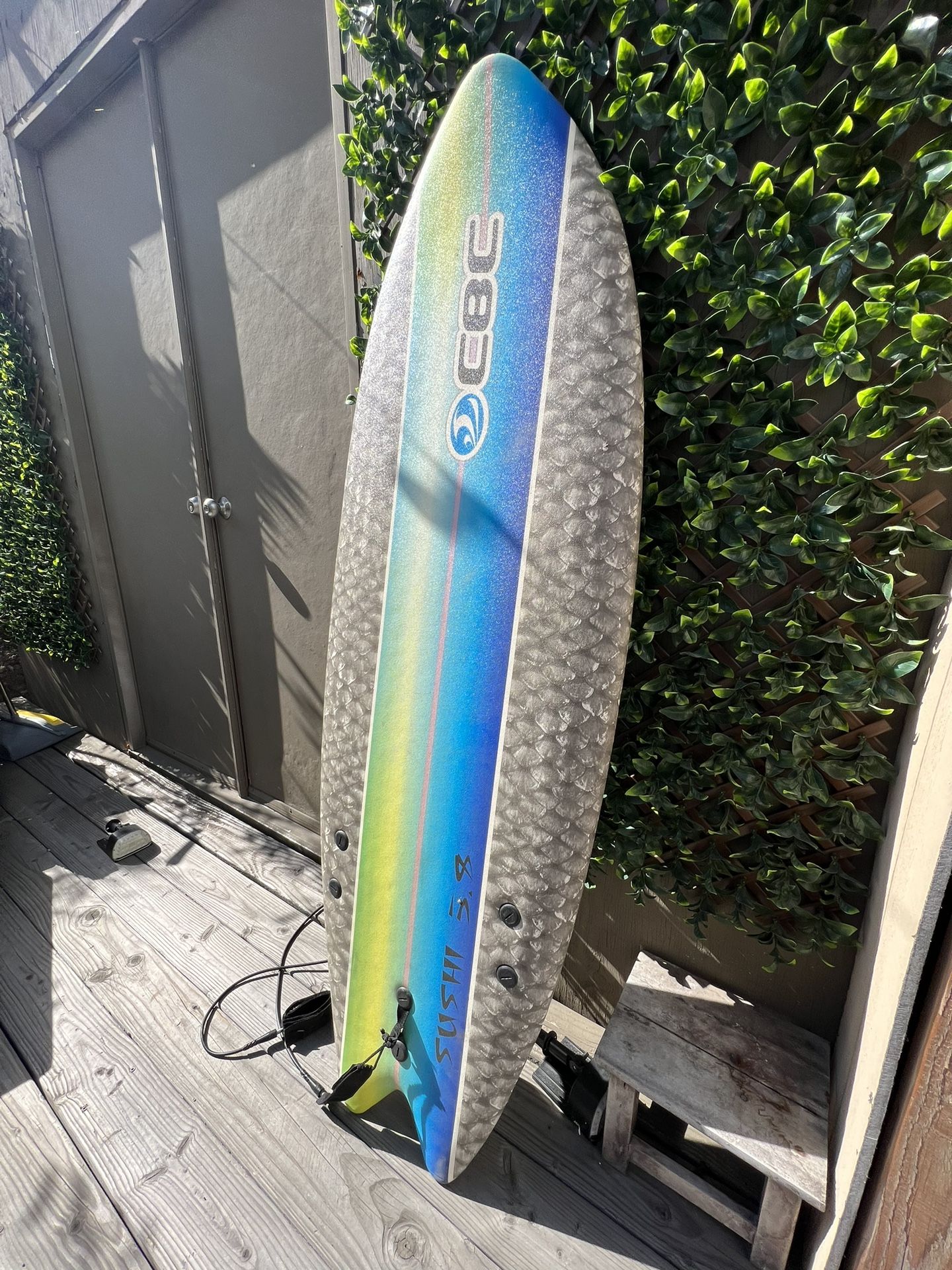 CBC Sushi 5’8” Soft Top Surfboard
