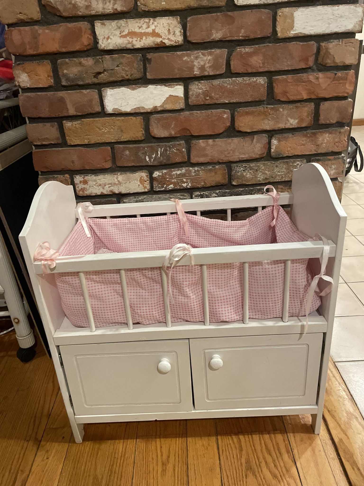 Doll Crib White 
