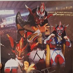 Jushin "Thunder"Liger Signed Poster