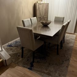 Grey Wood Dining Table (No Chairs) 