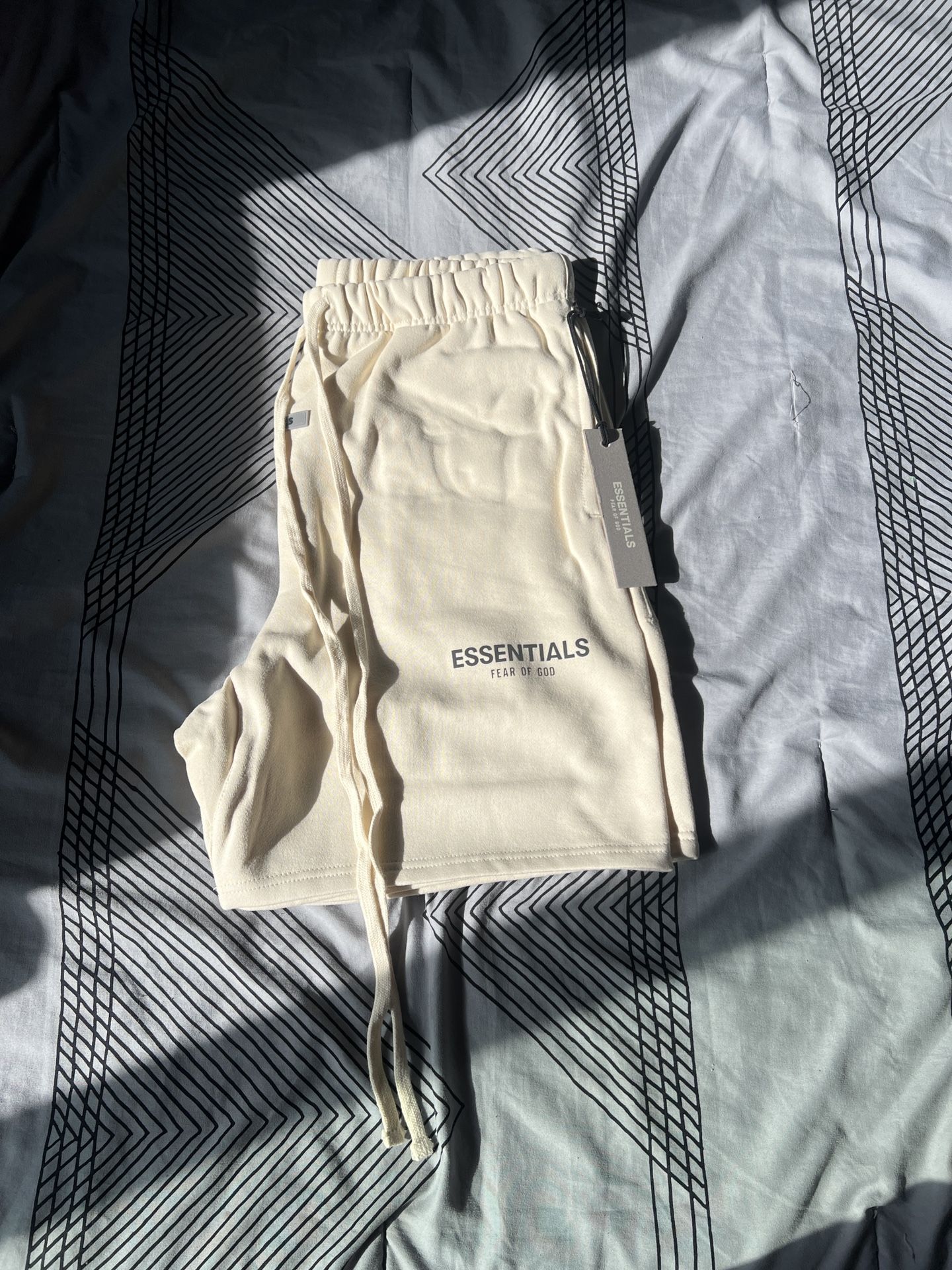 Essentials Fear of God Cream Shorts Size M