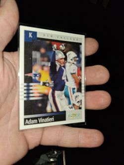 ADAM VINATIERE FOOTBALL CARD