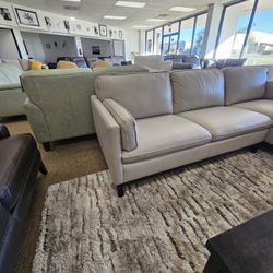 2-pc Leather Sectional Sofa-Virton 