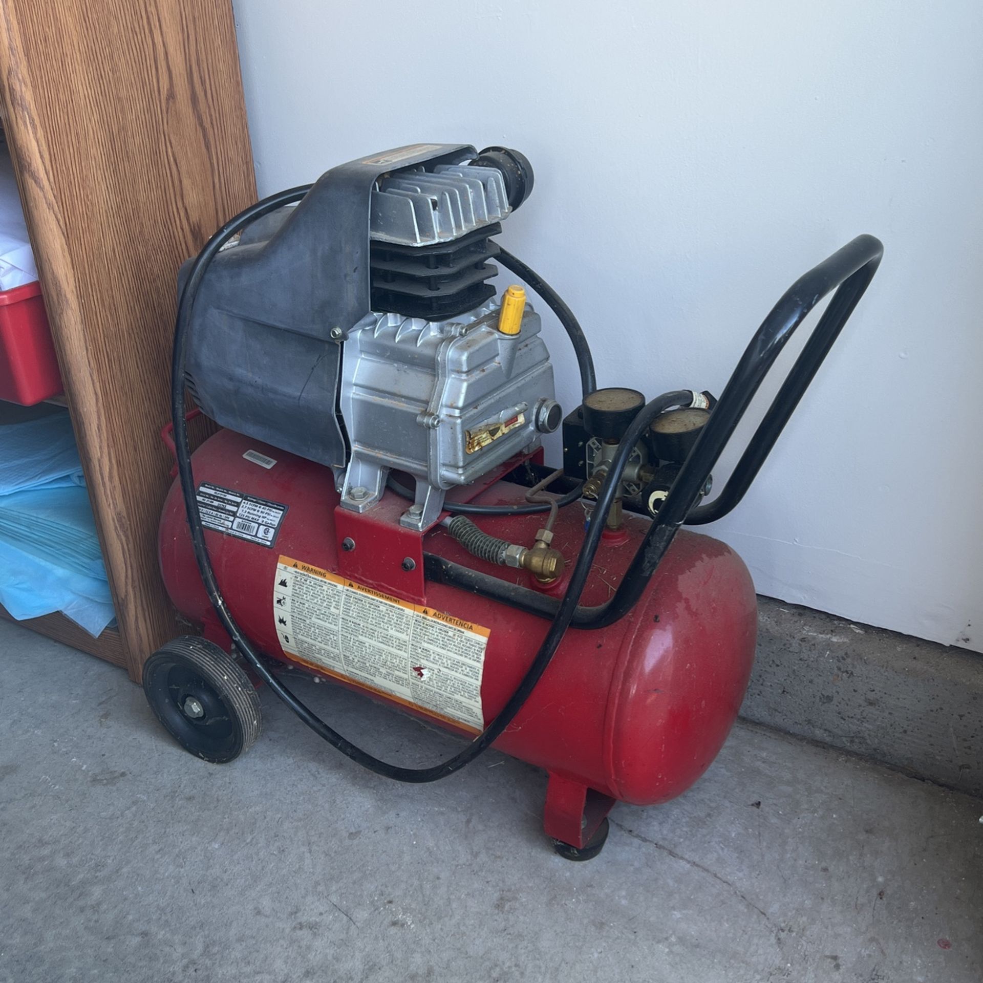 Husky Red Air Compressor